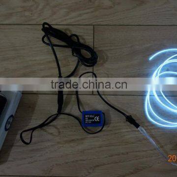 AC110V-240V Constant light INVERTER"Polar light 3"OD:2.6mm White EL WIRE