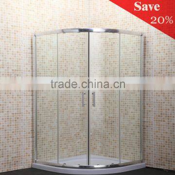 2 sided spare parts shower enclosures with 6mm thickness glass