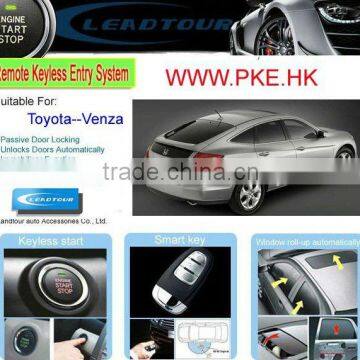 Remote Security Electronic Car Alarm System with PKE Keyless Push Button Start for Toyota Venza