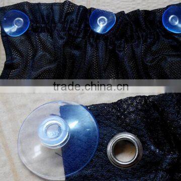 High Quality Black Car Sun Shade Curtain Suction Cup UV Proof Side Window photo-3