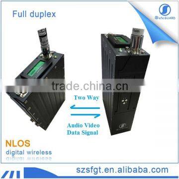 Digital ethernet bridge vhf uhf wireless mesh for IP TDD COFDM