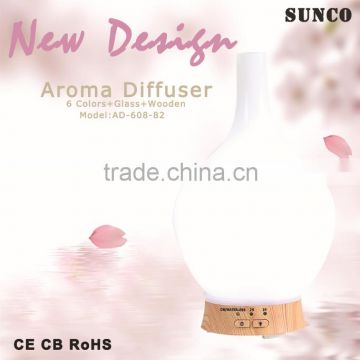 porcelain aroma diffuser/aromatic diffuser with 7color lamps