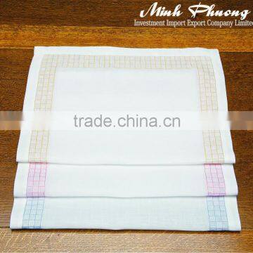Table Napkin/placemat Linen With Embroidery photo-2