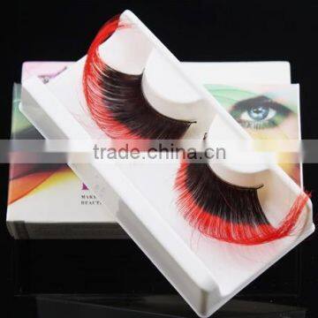 Cheap Two Colors False Eyelash Synthetic Hair False Eyelashes Black Eyelashes For Fashion Ladies