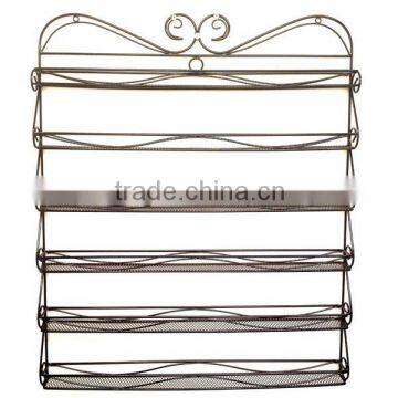 Factory Price Wholesale Wall Mounted Metal Nail Polish Display Rack