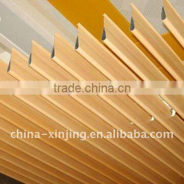 New Design Screen Ceiling With Woodgrain Finish