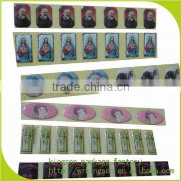 top quality environmental custom epoxy sticker, pvc sticker,sticker