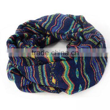 Women Solid Knit Infinity Scarf Soft Warm Scarves