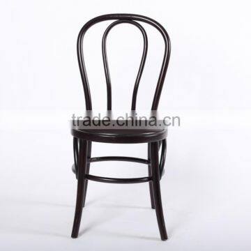 Stackable thonet bentwood Chair with PU hard cushion