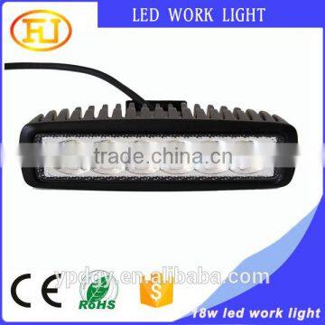 High Brightness 6000K 12v 18w Led Work Light