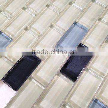 manufacturer of crystal glass mosaic tile for kitchen or bathroom decorate