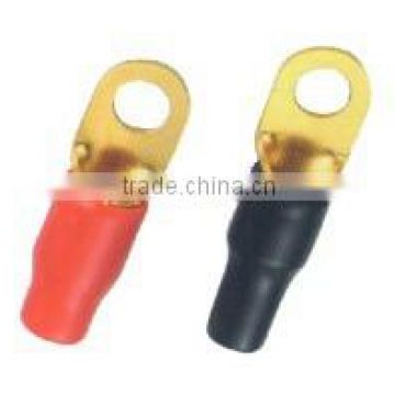 copper locking spade terminal