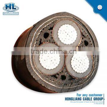 3 core PVC insulated and sheathed electric power cable