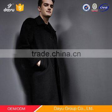 Classic style wool long overcoats for man winter parka wool/cashmere jacket