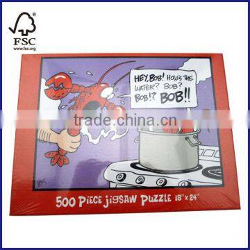 audlt gift advertising promotion paper puzzle