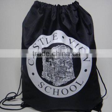 Reusable Printed Drawstring Backpacks Custom Printed Nylon Drawstring Bags Wholesale