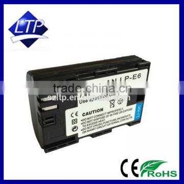 7.4V 1800MAH LP-E6 camera battery pack for Canon 5D Mark II III 60D 6D 7D rechargeable digital camera battery