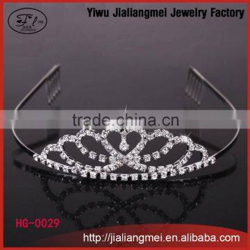 Factory directly fancy hair accessories wholesale crowns and tiaras