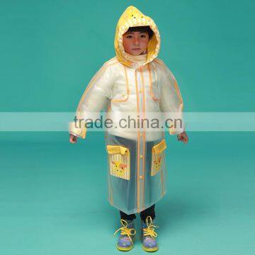 2016 Promotional Wholesale High Quality Lovely Hooded Pvc Raincoats for Boys photo-6