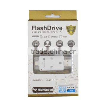 All in 1 USB 2.0 I-Flash Drive TF SD Memory Card Reader Speed Connect Mobile Phone and Computer Memory Stick Pro Duo Adapter photo-5