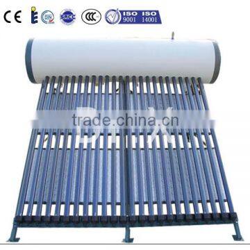 100 liters non pressure evacuated tube solar water heater