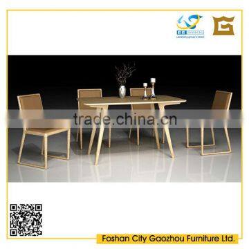 2016 New Style Modern Wooden Dining Table Set