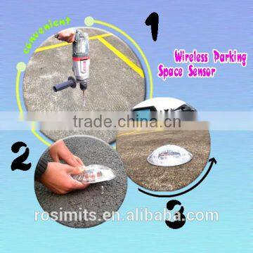 Surface Mounted Outdoor Parking Sensor Car Occupancy Sensor with LoRa Technology