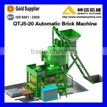 QTJ5-20 Hollow Brick Machine,brick Press Machine