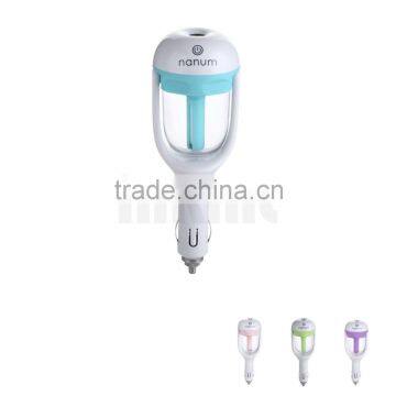 New Creative Gift 50ml Mini Car Humidifier Portable Air Purifier Essential Oil Diffuser Aromatherapy Mist Maker Car Accessories photo-2