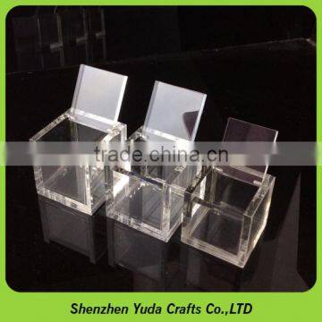 Wedding favor gift box plexiglass mini dust-proof candy box