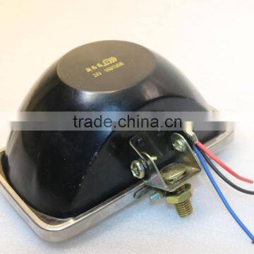 4 Inch Square Auto Crystal Fog Light Halogen Sealed Beam With Shell High / Low Light