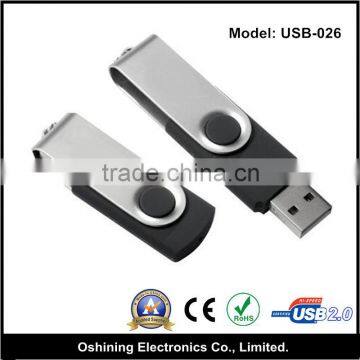 Customized Plastic And Metal Twist Usb Flash Drive ,Twist pen drive 8gb(USB-026)