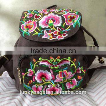 Vintage Canvas Backpack Bag/Ladies Shoulder Bag Fashion/special Fabric Beauty Bags Backpack Canvas for Kids