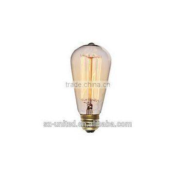 ST64 vintage filament edison bulb