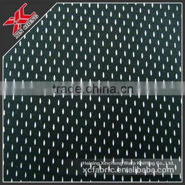 Fluorescent green 6*1 polyester mesh fabric