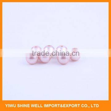 Top fashion custom design synthetic glass round beads wholesale