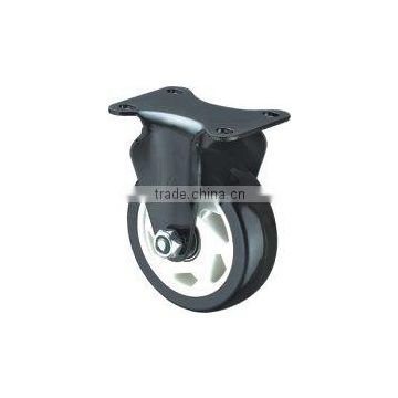 Solid Caster Wheel PVC Medium Duty Diamond