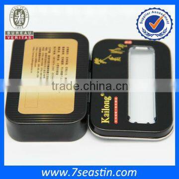 Smoke Cigarette Metal Tin Box With Hinge photo-5