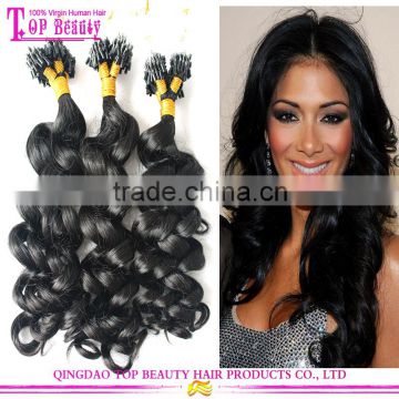 Unprocessed 5A 6A 7A Grade virgin Brazilian micro ring loop Hair extensions