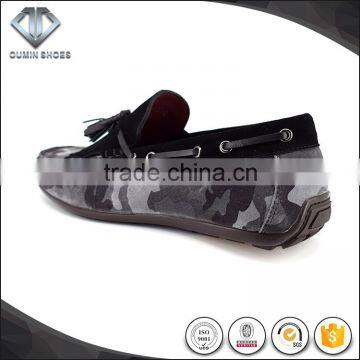 In Style 2016 Italy Show Camo Suede Driving Shoes photo-5