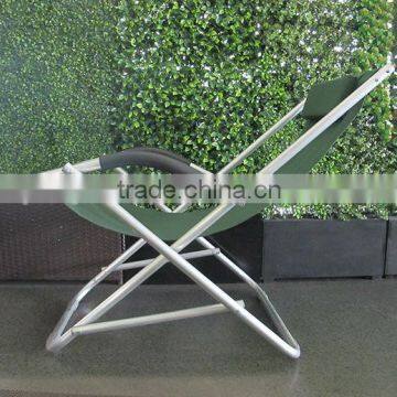 High quality aluminum frame folding beach chair