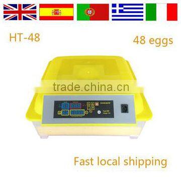 Top selling newly design full automatic mini egg incubator hatching 48 eggs for sale