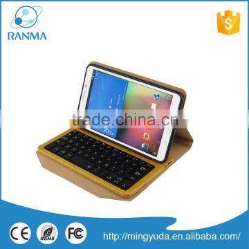 8.0 inch tablet pc protector slide wireless bluetooth keyboard case for samsung