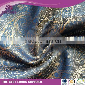 Newest unique paisley design polyester jacquard lining fabric for suit/dress/cloth