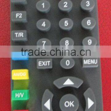 custom made silicone button rubber keypad Remote Controller Application remote control presson button for television