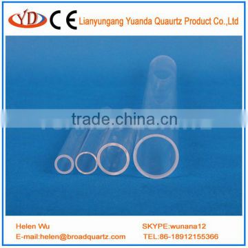 Transparent 5ppm OH Quartz Glass Tubes