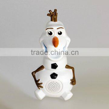 2015 Snowman cartoon kids bluetooth speaker shenzhen new