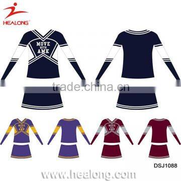 Sublimation Kids Skirt Cheerleading Costume Uniform Wholesale