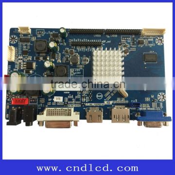 Motherboard for 2560*1600 LED LCD Monitor with VGA+DVI+HDMI+DP+AUDIO+LED