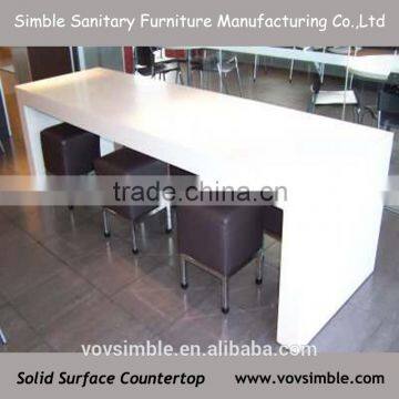 Simble high quality solid surface bar counter